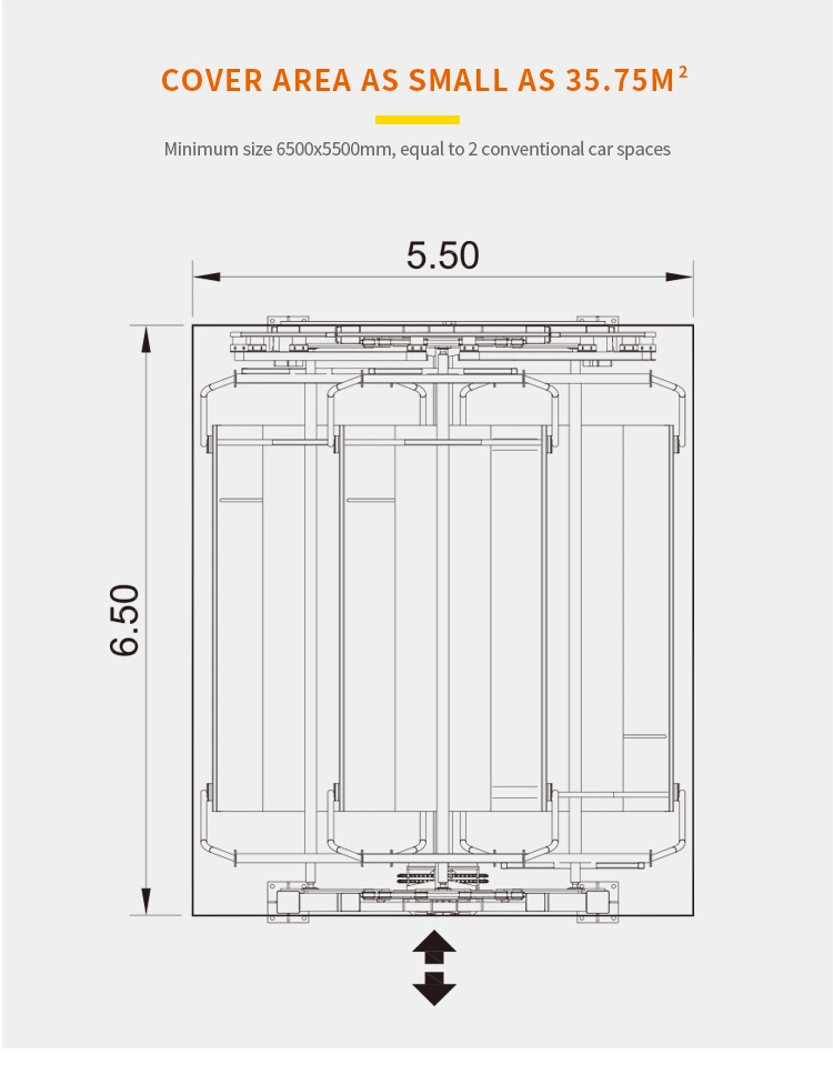 CE Certificated 12 Cars Smart Semi-Automated Rotary Parking System