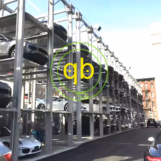 Quad Stacker Four Post Parking System 4 Cars Storage Parking Lift