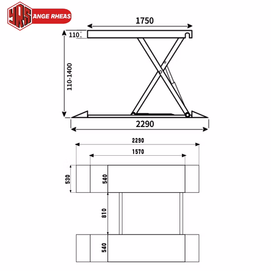 Fostar ODM Car Maintenance Ground Hidden Type Quick Jack Auto Lift