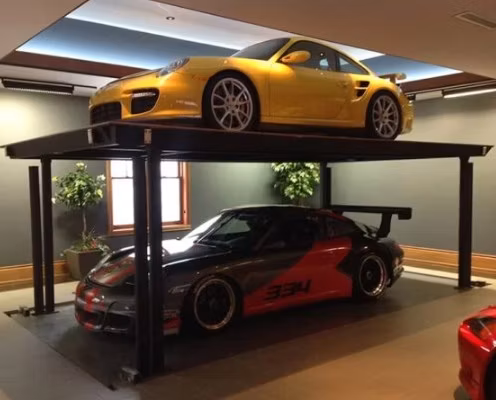 Parkplatzlift 2-lagig, Tiefgarage, Villa für den Heimgebrauch