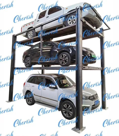 Garagen-Triple-Stacker-Ausrüstung, 3-stufiger Motorparklift